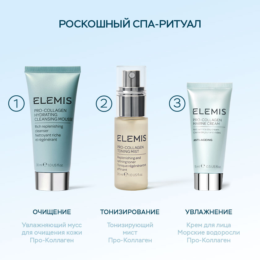 Набор-знакомство «Нежный уход: Трио Про-Коллаген»